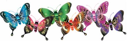 5" ASST MAJESTIC BUTTERFLIES 1/PKG