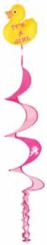 It's a Girl Duckie Wind Spinner, 42 Inches