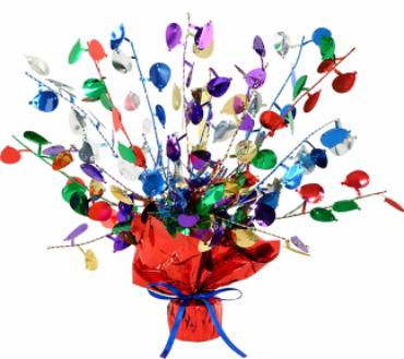 Balloon Gleam 'N Burst Metallic Centerpiece