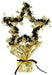 Gold Star Gleam N Shape Centerpiece, 11.5 Inches