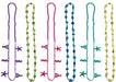 Luau Party Beads in Assorted Colors, 6 Pack