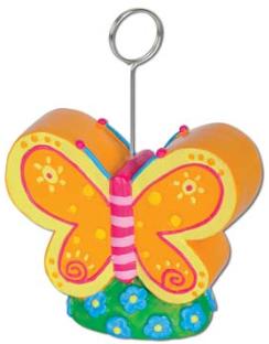 Butterfly Photo & Balloon Holder, 6 oz