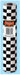 PLASTIC TABLE ROLL 40"X100' BLACK CHECK