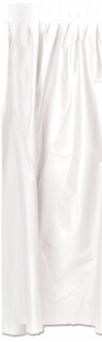 White Plastic Table Skirt, 29 Inches x 14 Feet