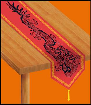 Printed Asian Table Runner, 1 Per Package