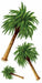 18"-48" PALM TREE PROP 6 TREES