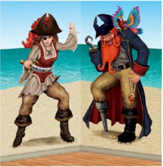 Bonny Blade & Calico Pirate Props, 2 Pack