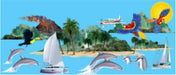 Tropical Cruise Party Props, 15 Pack