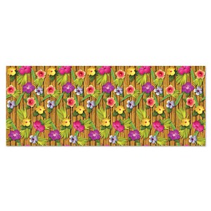 Luau Party Backdrop, 4 ft x 30 ft
