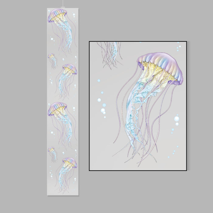 JELLYFISH PARTY PANELS (3/PKG)12"X6'
