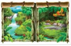 JUNGLE INSTA VIEW 3'2"X5'2" 1/PK