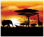 Safari Insta-Mural Wall Backdrop, 5 ft x 6 ft