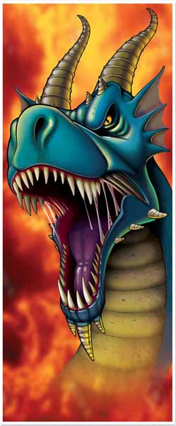 Dragon Door Cover, 30 Inches x 6 Feet