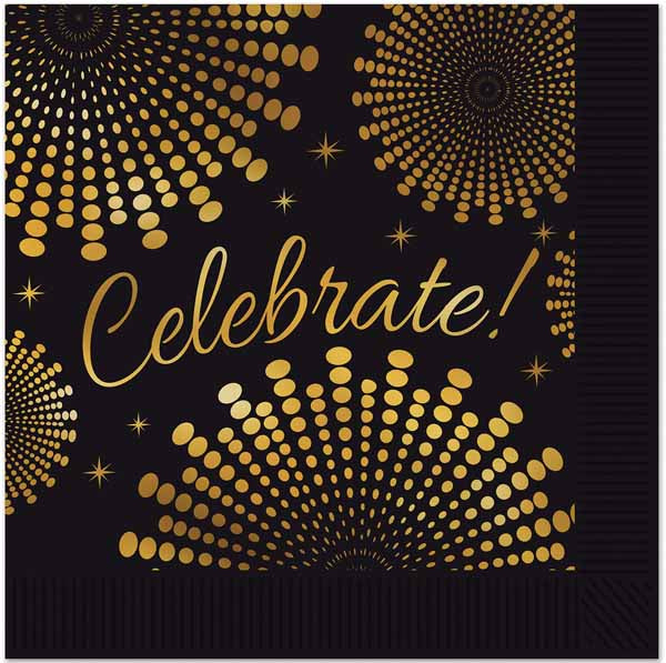 Celebrate! 2-Ply Luncheon Napkins, 6.5 Inch