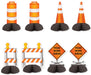 Construction Mini Centerpieces, 8 Count