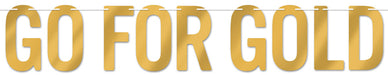 GO FOR GOLD STREAMER GOLD 7"X5' 1/PK