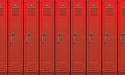 School Lockers Backdrop, 1 Count