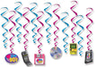 I Love the '90s Hanging Whirls, 12 Count