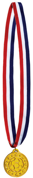 Soccer Medal with Ribbon
