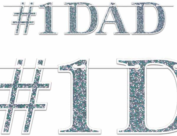 Silver #1 Dad Streamer, 4 ft