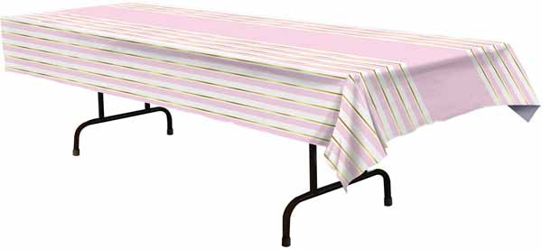 STRIPED TABLECOVER