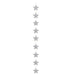 STAR STRINGERS SILVER 6' X 6" 1/PK