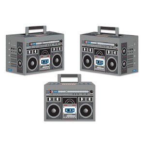 Boom Box Favor Boxes, 3 Pack