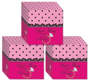 Bachelorette Party Favor Boxes, 3 Pack