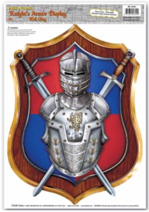 Knight's Armor Peel 'N Place Medieval Decoration