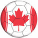 Canada Soccer Cutout, 10 Inch