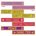 60'S STREET SIGN 4" X 24" 4/PKG