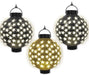 8-Inch Light-Up Paper Lanterns, 3-Pack