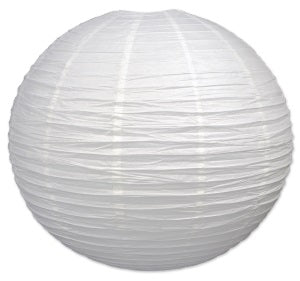 JUMBO PAPER LANTERN WHITE 30" 1/PKG