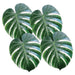 13-Inch Tropical Palm Leaves, 4-Pack