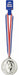 Silver 4-Inch Award Medal with 30-Inch Ribbon