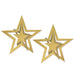 Gold 3D Foil Hanging Stars, 2-Pack
