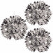 METALLIC FLUFF BALLS SILVER