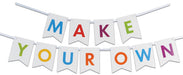 Multicolor Letter Streamer Kit with 60 Pennants