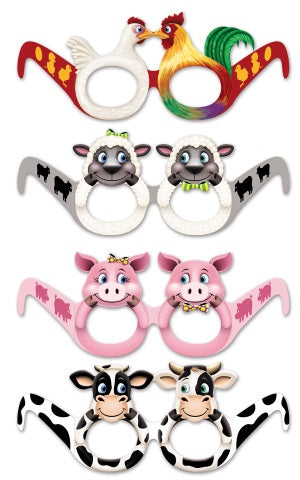 Farm Animal Novelty Eyeglasses