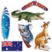 Australian Cutouts, 6 Count