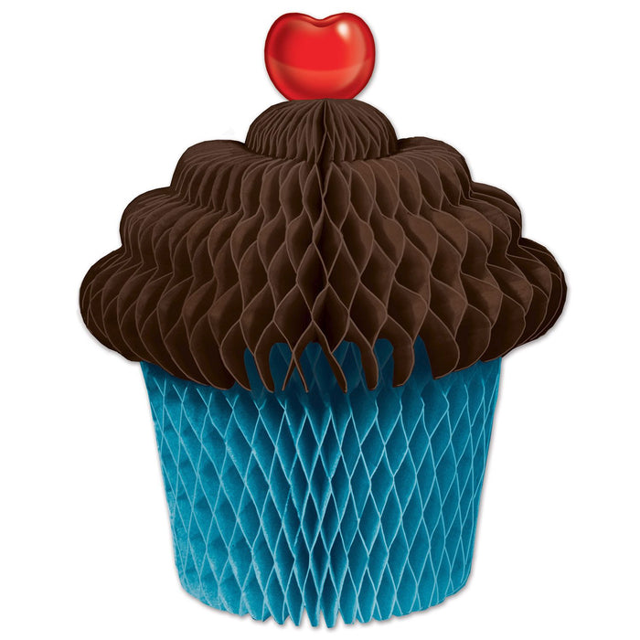 Tissue Cupcake Birthday Centerpiece