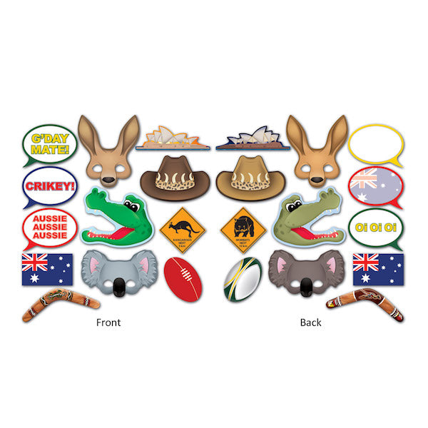 AUSTRALIAN PHOTO FUN SIGNS ASST 12/PKG