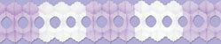 Lavender & White Tissue Arcade Garland, 12 ft
