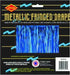 Blue Metallic 1-Ply Fringe, 15 Inches x 10 Feet