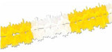 Canary Yellow & White Pageant Garland, 14.5 ft