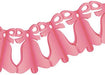 Dusty Rose Bell Garland, 12 ft