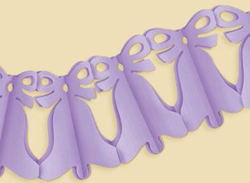 Lavender Bell Garland, 12 ft
