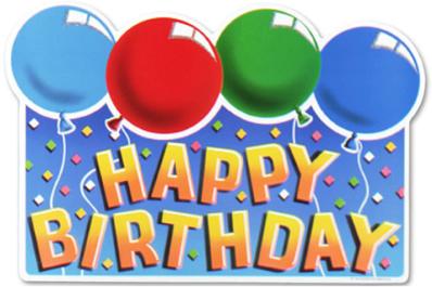 18-Inch Glittered Birthday Sign