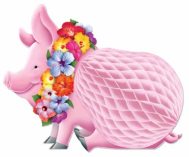 12-Inch Luau Pig Centerpiece