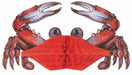 11-Inch Art-Tissue Crab Decoration